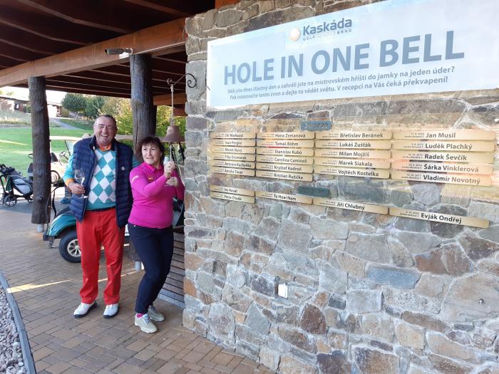 Hole-In-One Stanislava Stejskalová - jamka č. 3 Kamenná
