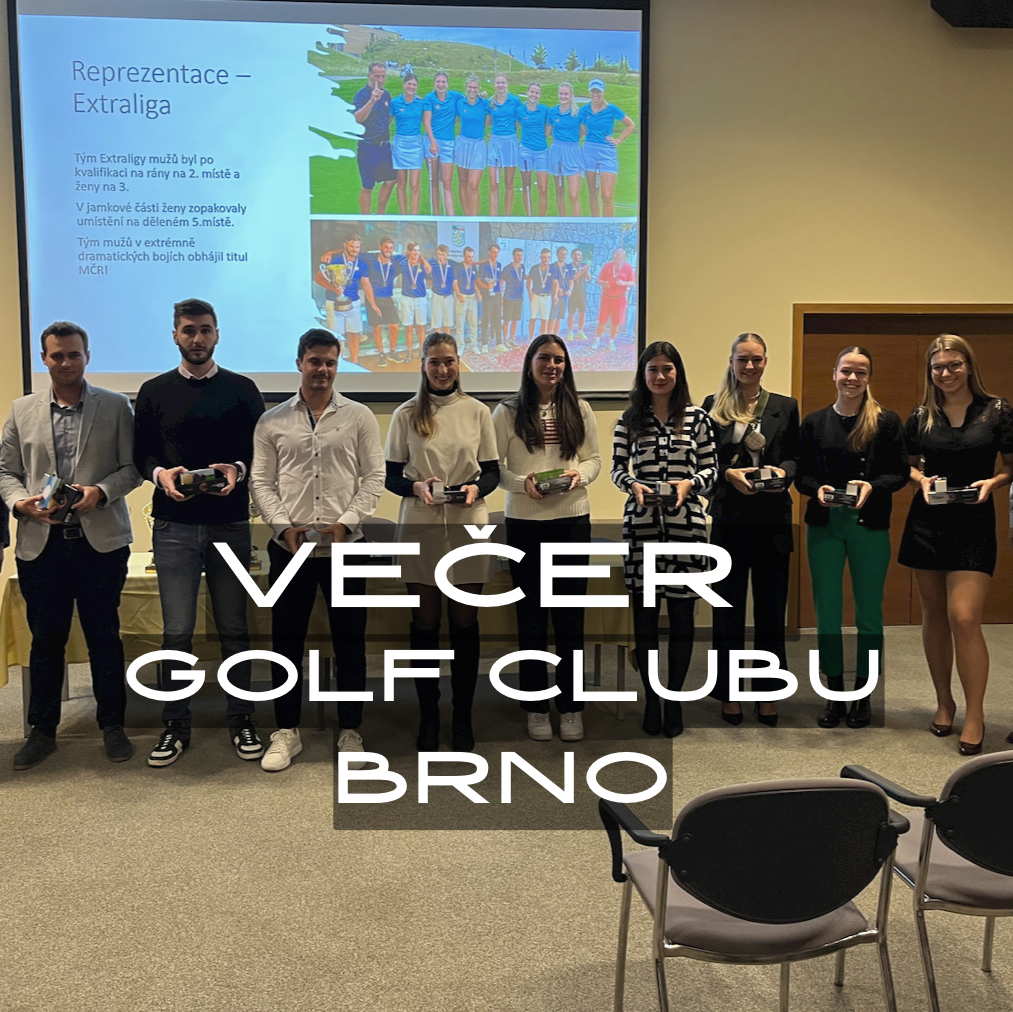 Večer reprezentace Golf Clubu Brno 